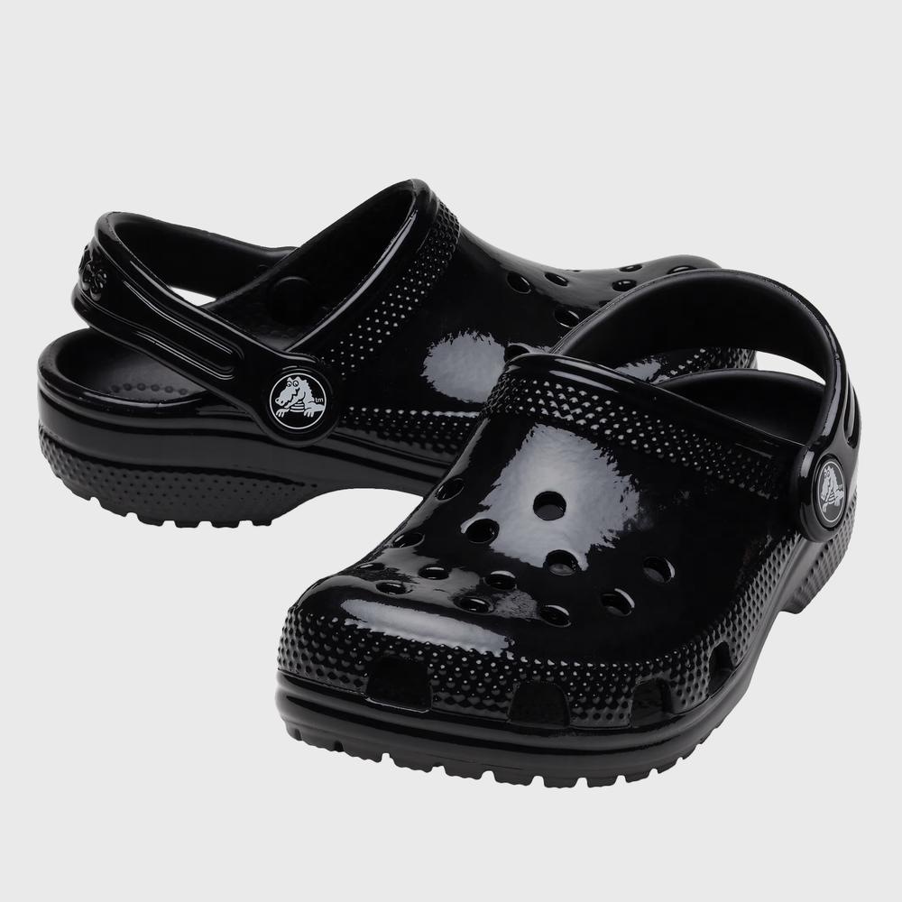 Žabky Crocs Classic High Shine Clog 209834-001 - černé