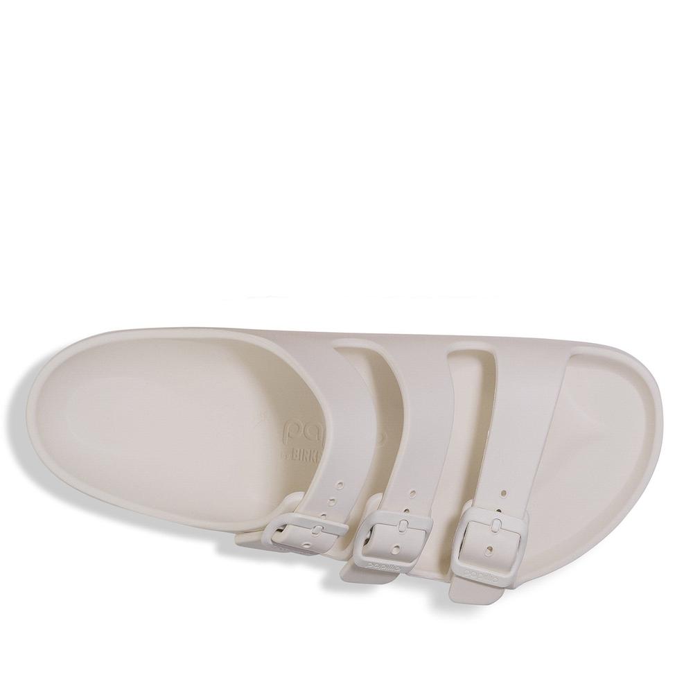 Žabky dámské Birkenstock Florida Flex Platform 1029770 - bílé