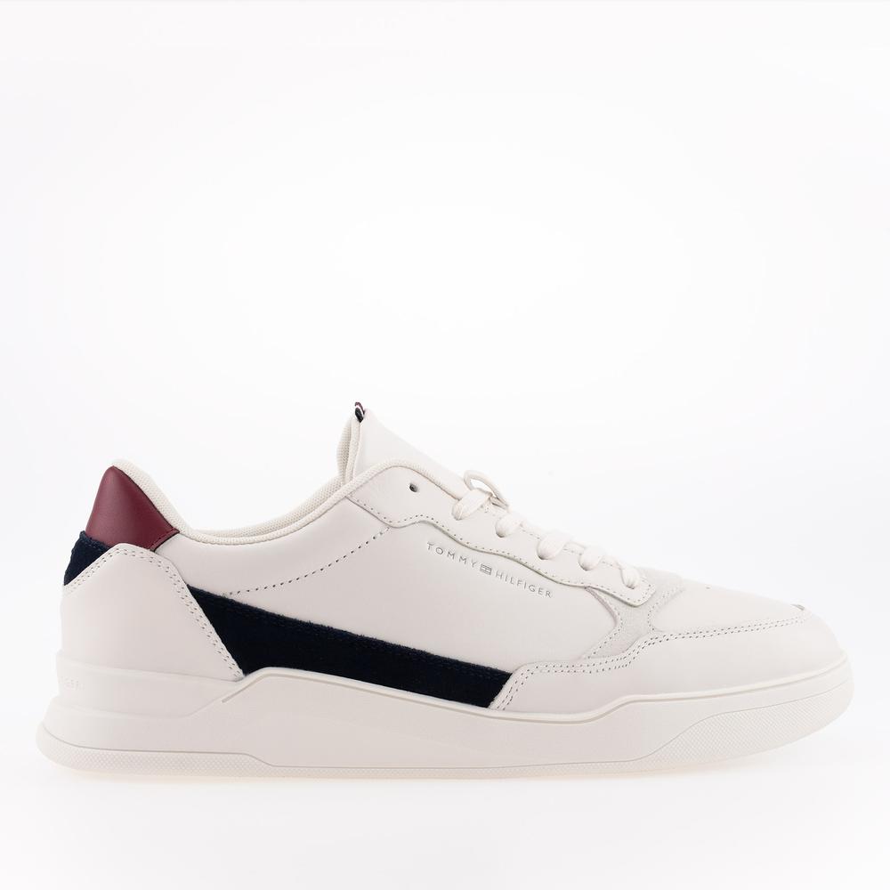 Boty Tommy Hilfiger Elevated Cupsole Leather FM0FM04490-AC0 - bílé