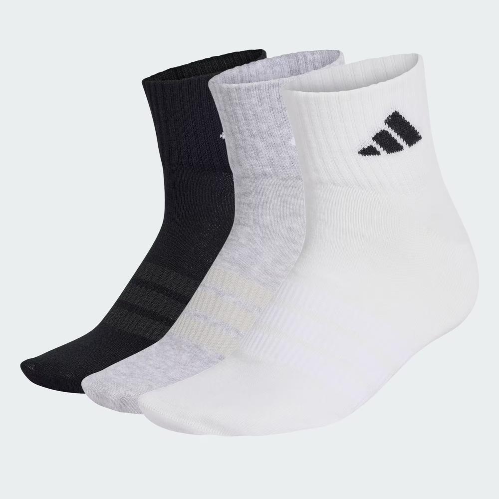 Ponožky unisex adidas Sportswear Thin Light Ankle 3 Pairs KC9614 - různobarevné