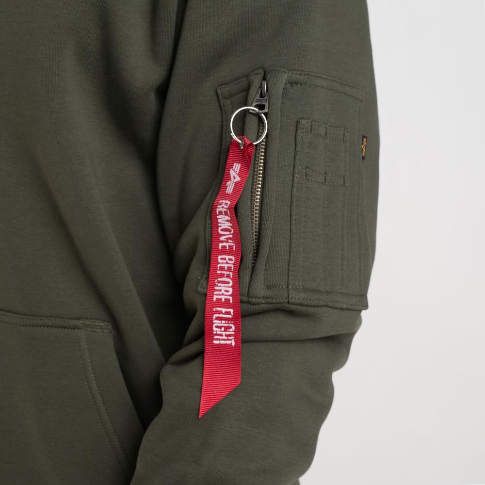 Mikina Alpha Industries 3D Small Logo 148337142 - zelené