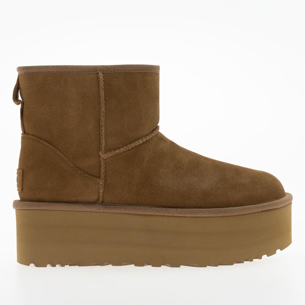 Boty dámské UGG Classic Mini Platform 1134991-CHE - hnědé