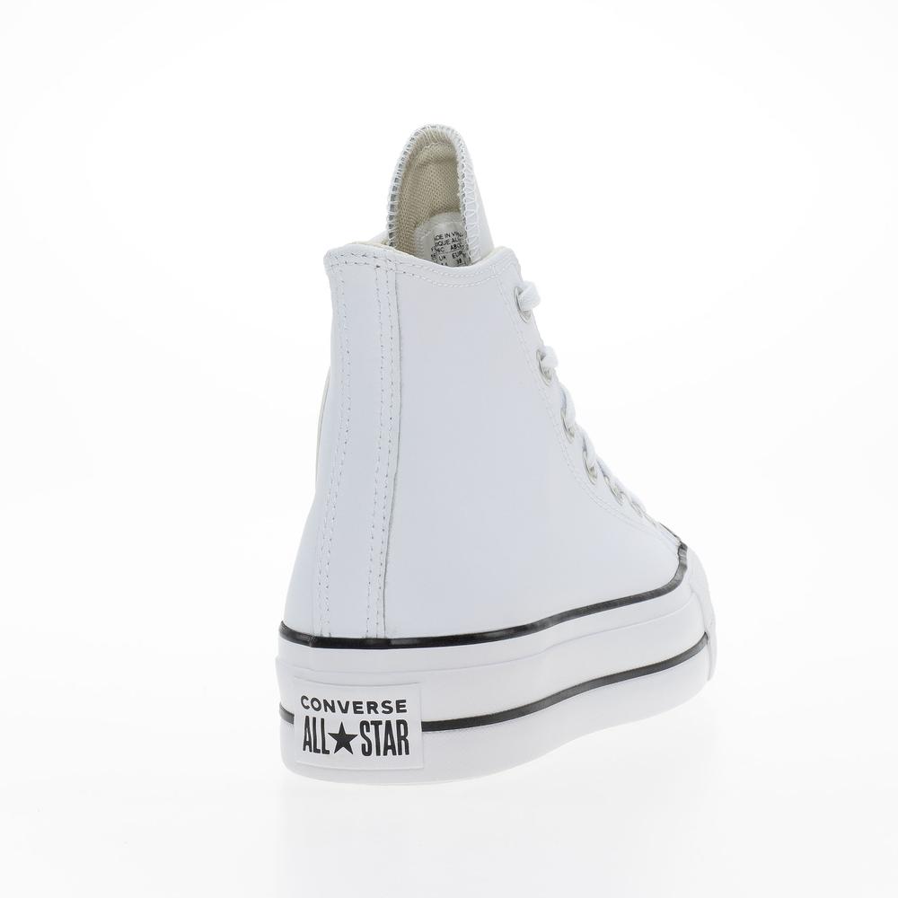 Boty Converse Chuck Taylor All Star Lift Platform Leather 561676C - bílé