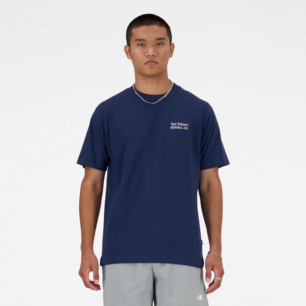 Pánské tričko New Balance MT41588NNY - tmavě modrě