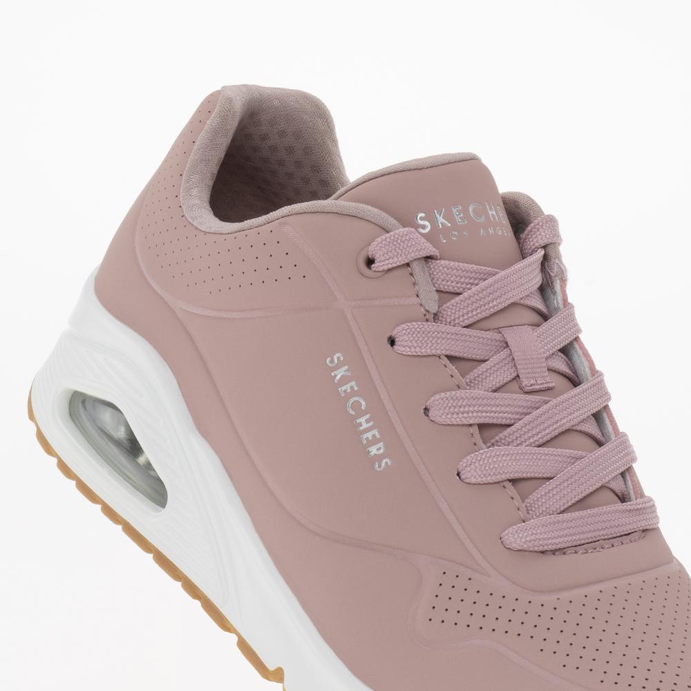 Boty Skechers Uno Stand on Air 73690BLSH - růžové