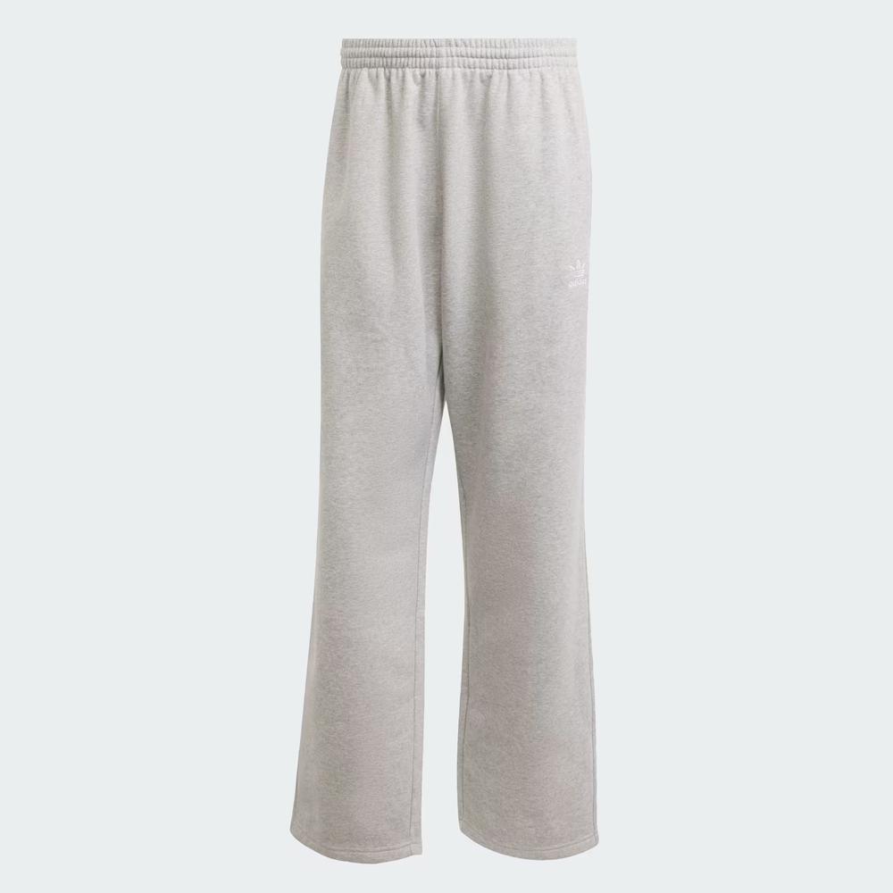 Pánské kalhoty adidas Originals Trefoil Essentials Open Hem JW9157 - šedivé