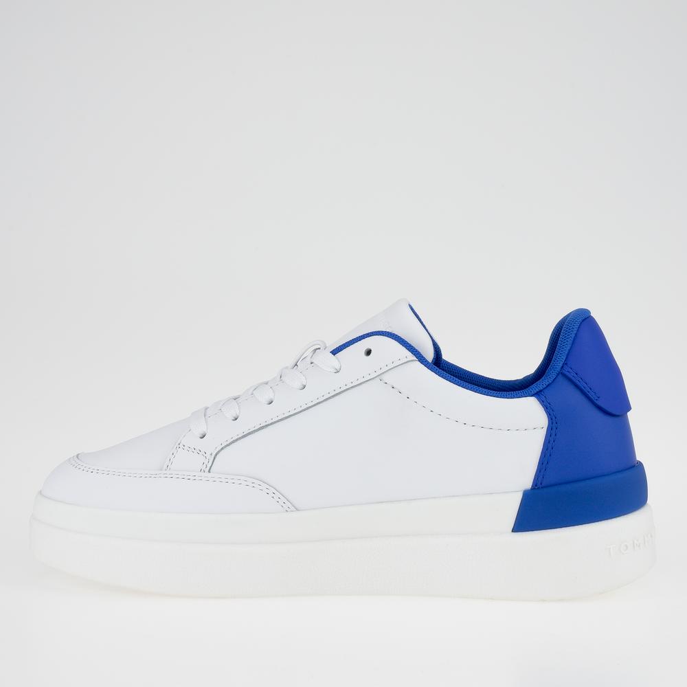 Boty Tommy Hilfiger Feminine Sneaker With Color Pop FW0FW06896-0LA - bílé
