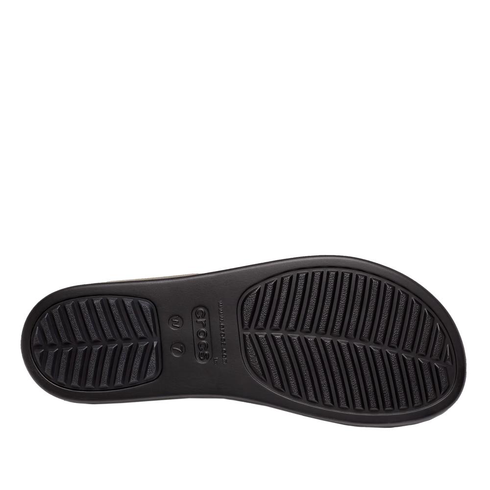 Žabky Crocs Brooklyn Buckle 207431-001 - černé
