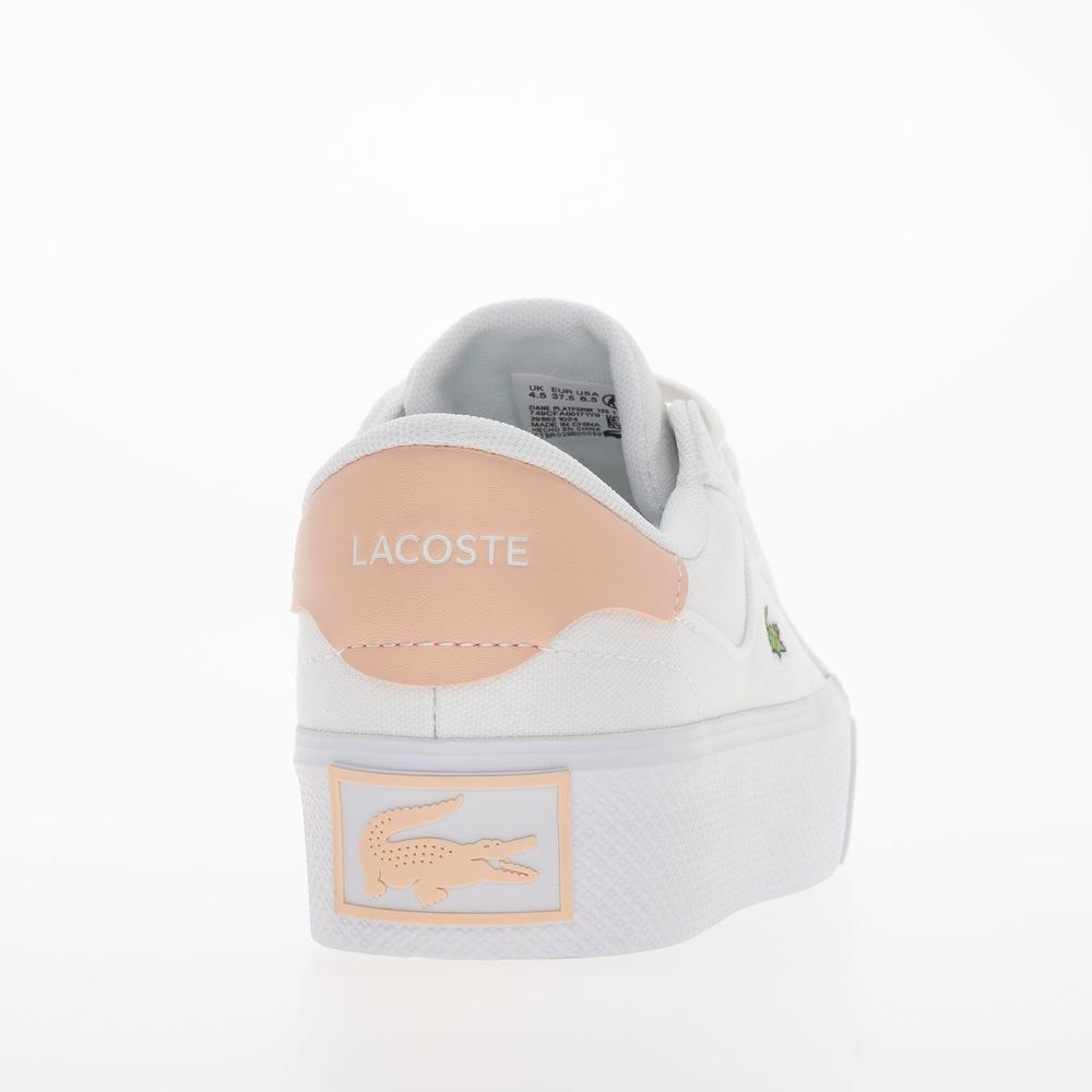 Boty Lacoste Ziane Platform 125 1 CFA 749CFA0017-1Y9 - bílé
