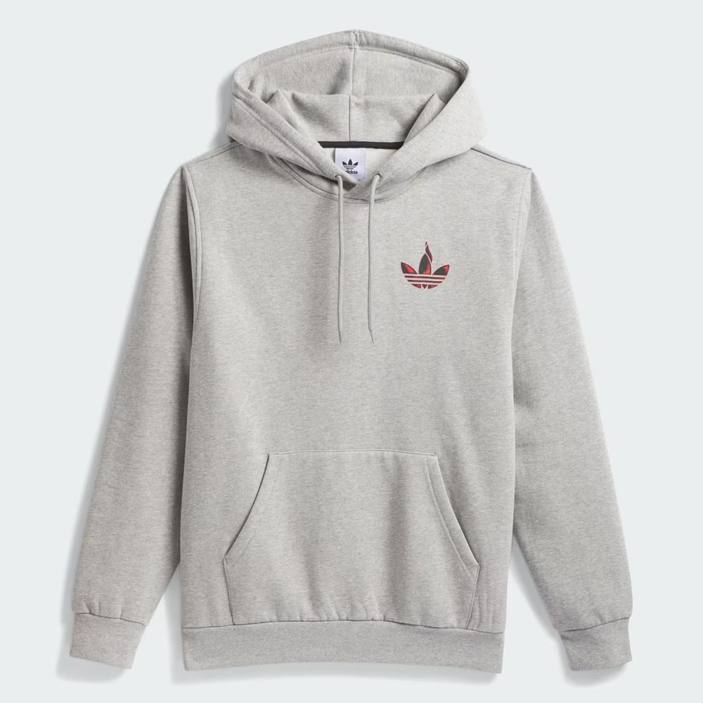 Mikina adidas Originals Trefoil Torch JC8780 - šedivé