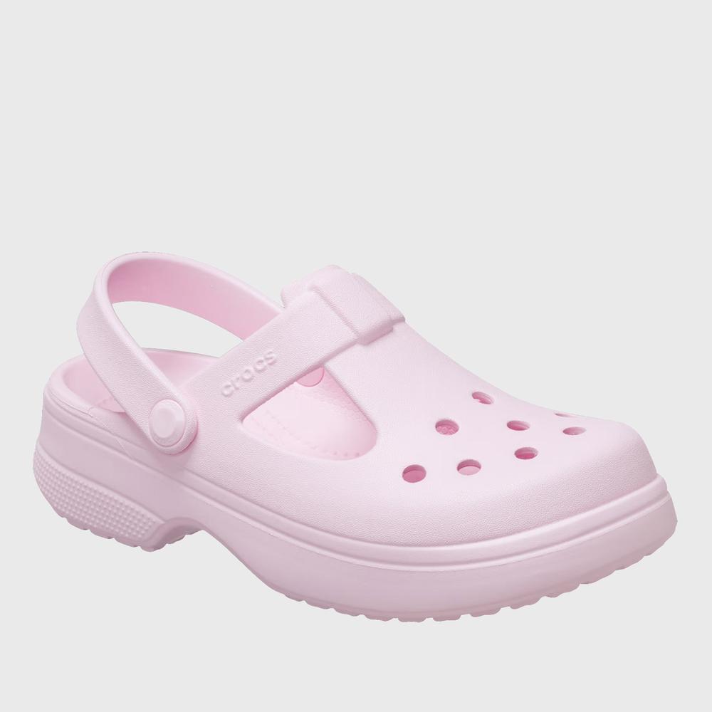 Žabky Crocs Classic Mary Jane Clog 210615-6ZW - růžové