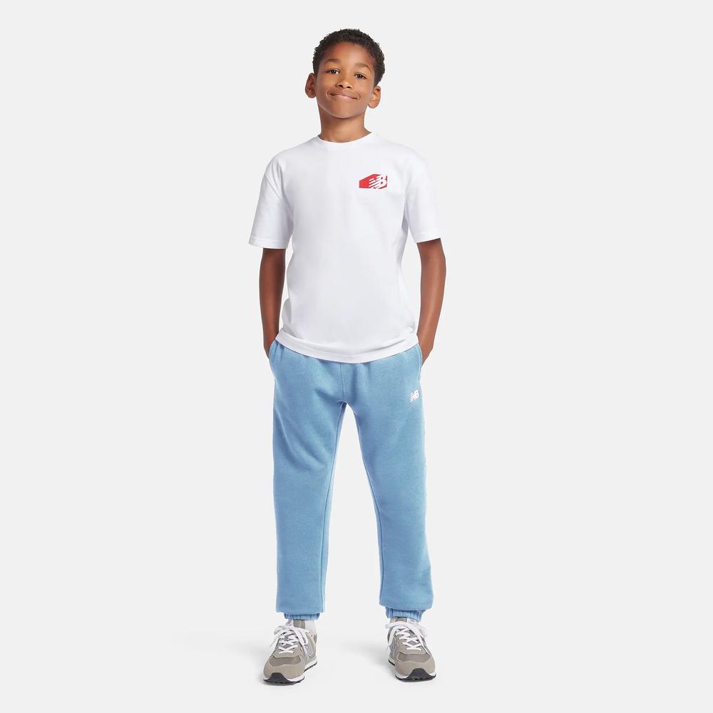 Dětské kalhoty New Balance LAKB0007HEB - modré