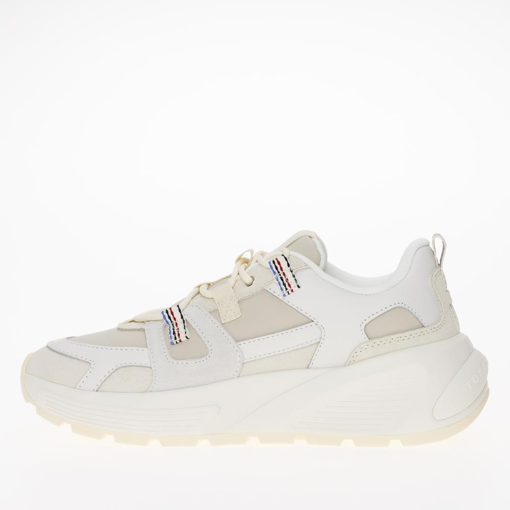 Boty Tommy Hilfiger Chunky Runner FW0FW07674-AEF - béžové
