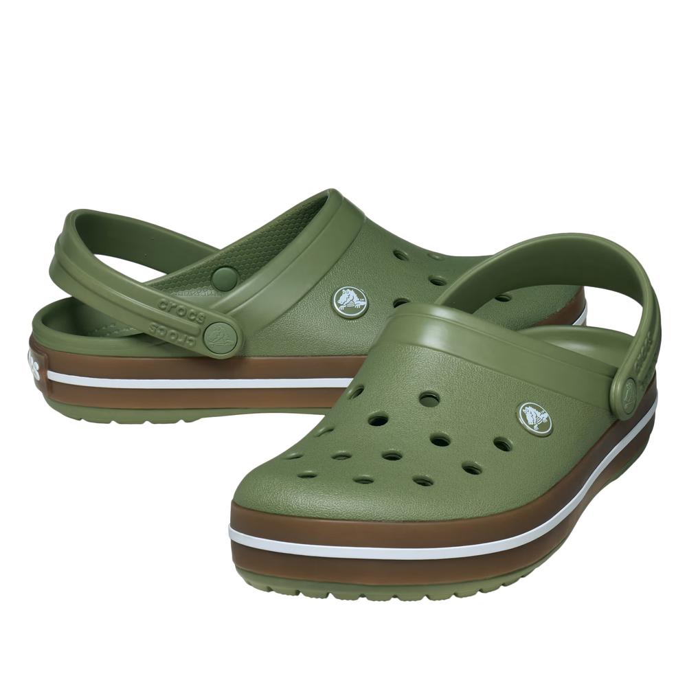Žabky pánské Crocs Crocband Gum Clog 212756-3BX - zelené