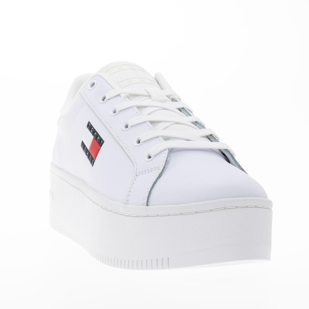 Boty Tommy Hilfiger TJW Flatform Ess EN0EN02518-YBS - bílé