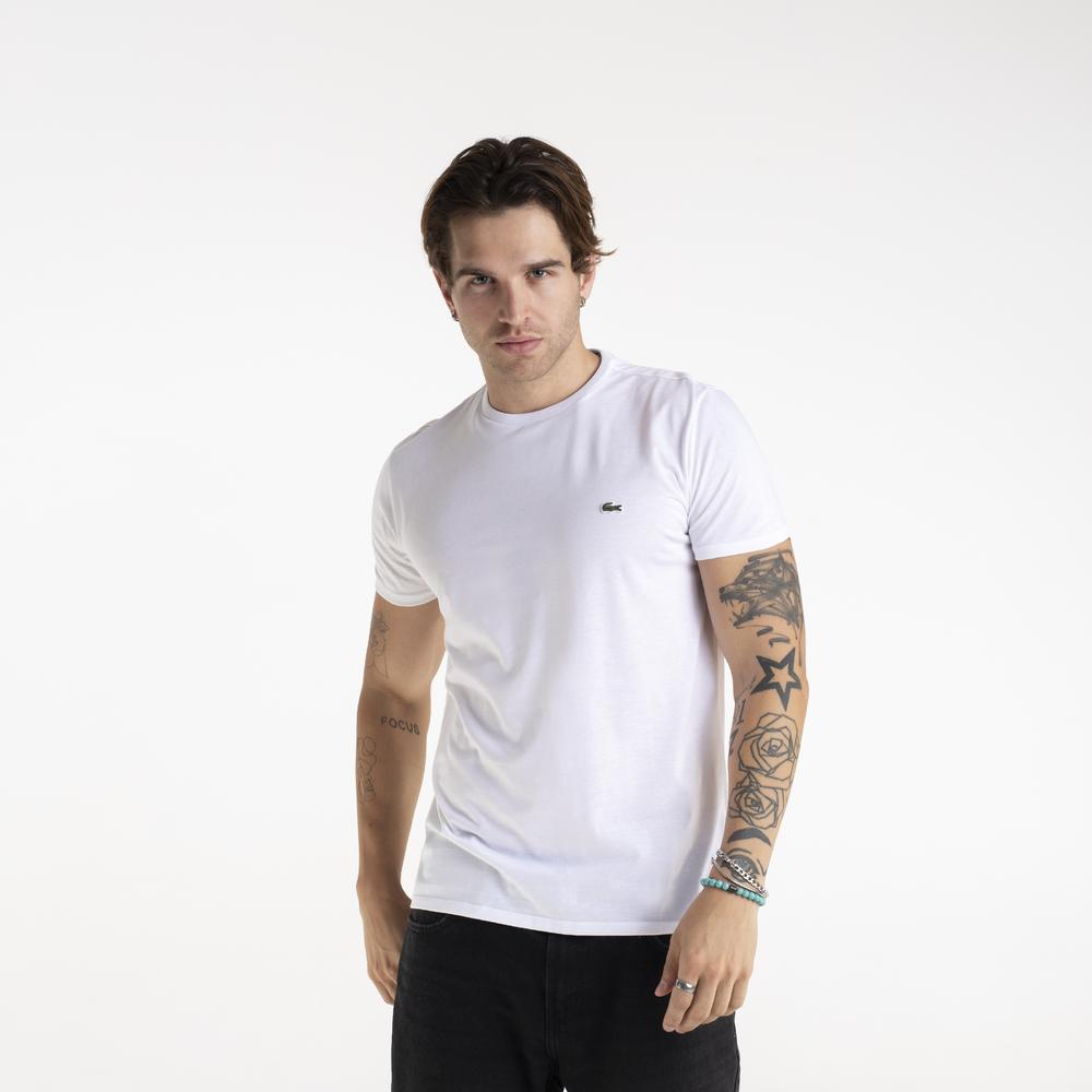 Tričko Lacoste Crew Neck Pime Cotton Jersey TH6709-001 - bílé