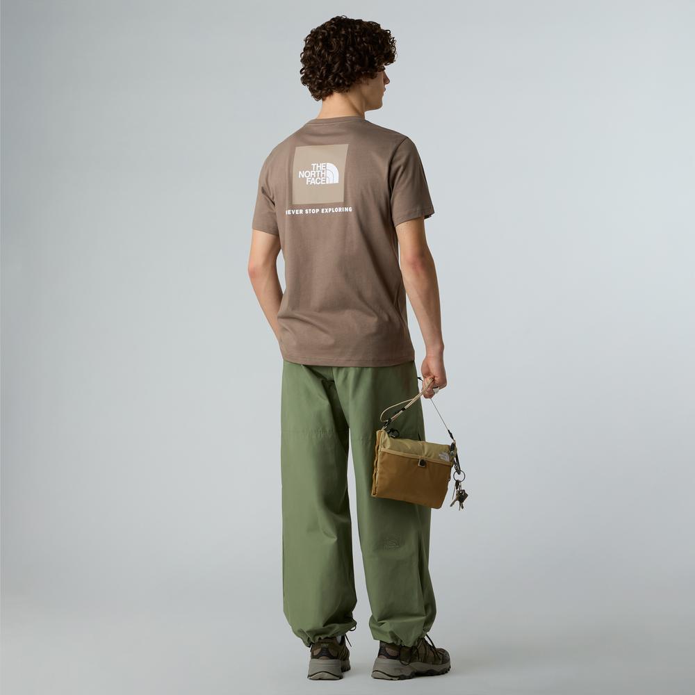 Pánské tričko The North Face Redbox 0A87NPE1Q1 - hnědé