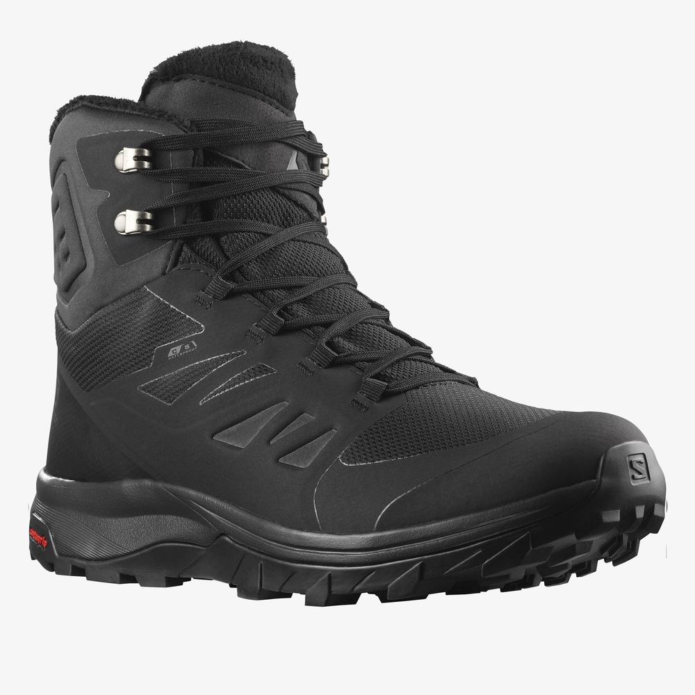 Boty Salomon Outblast Thinsulate Climasalomon Waterproof L40922300 - černé