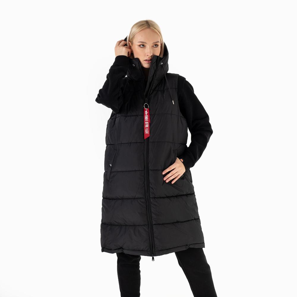 Vesta Alpha Industries Long Puffer Vest WMN 10800203 - černé