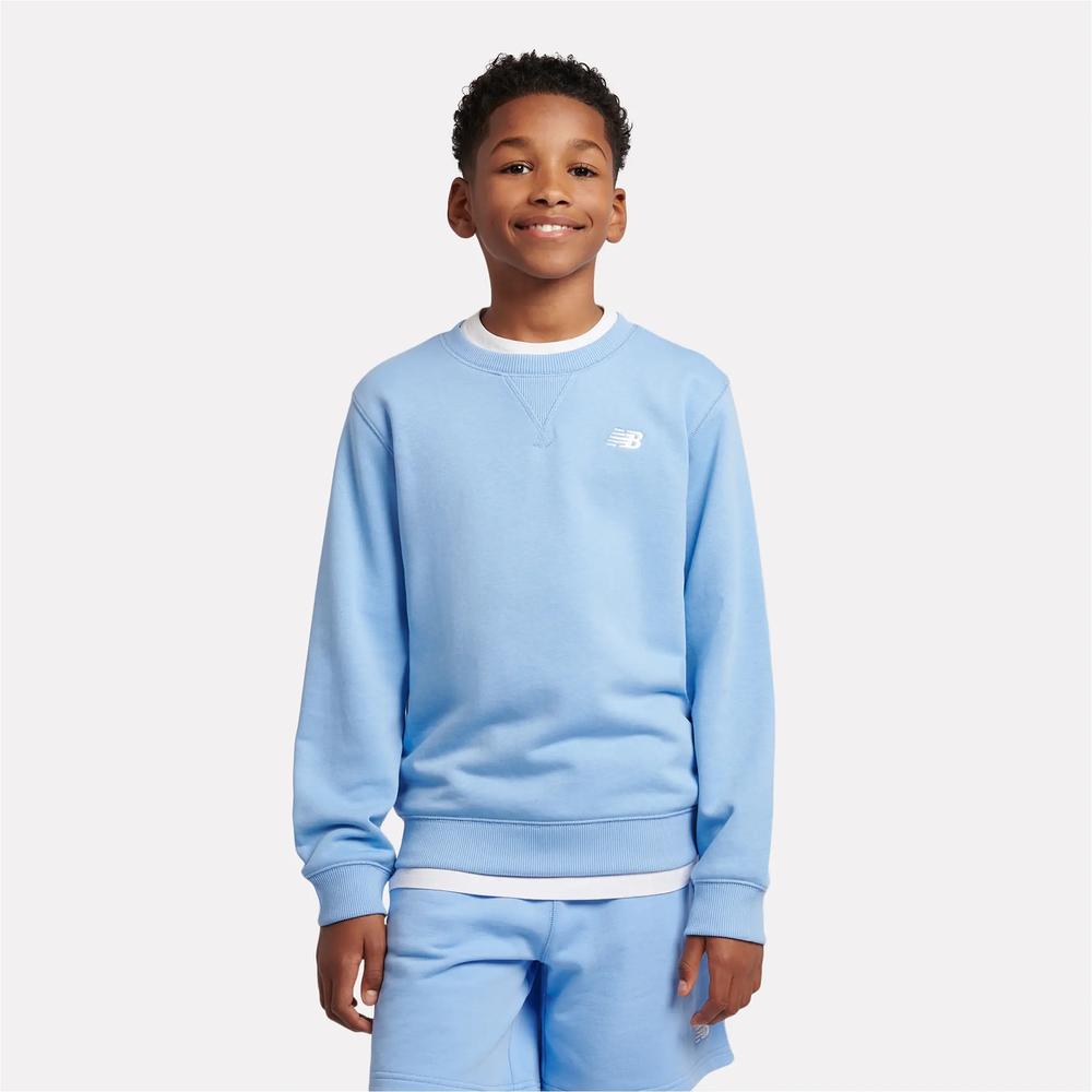 Dětské mikinaNew Balance LAKB0055ELE - modré