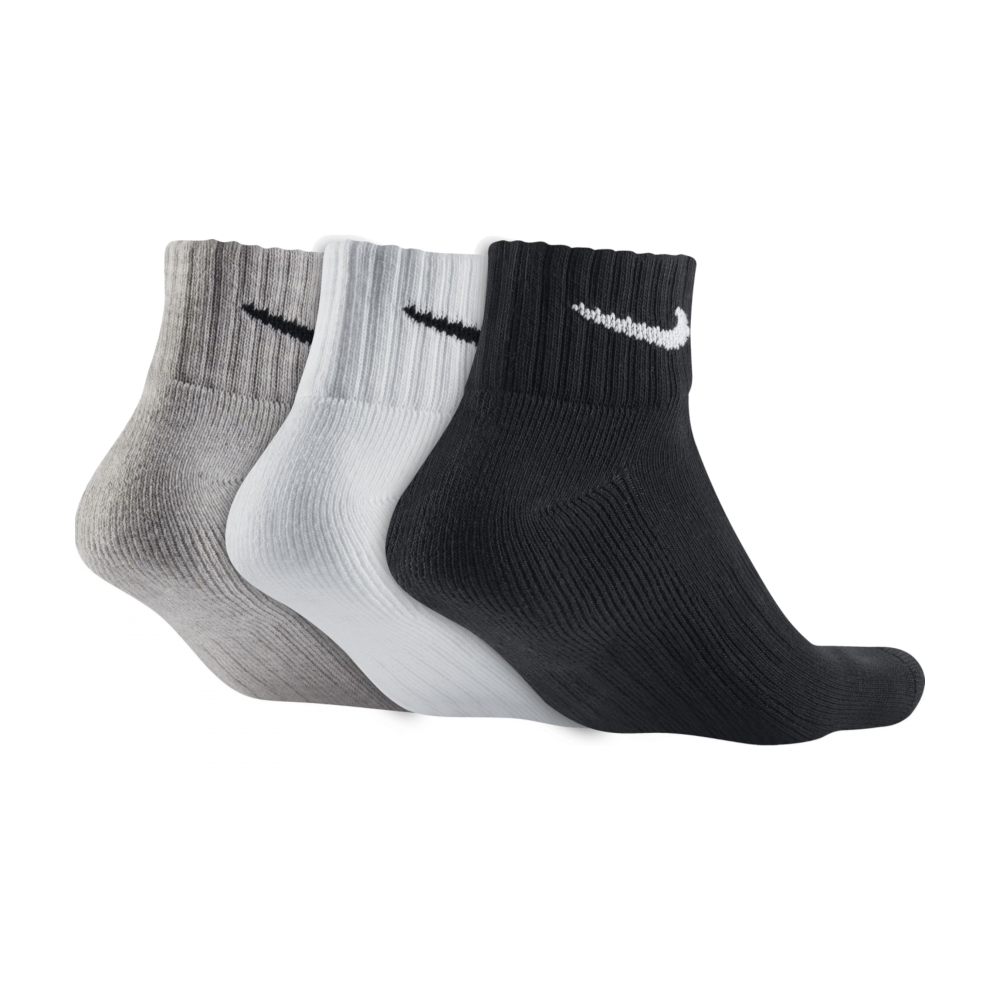 Ponožky Nike Value Quarter 3pak SX4926-901 - různobarevné