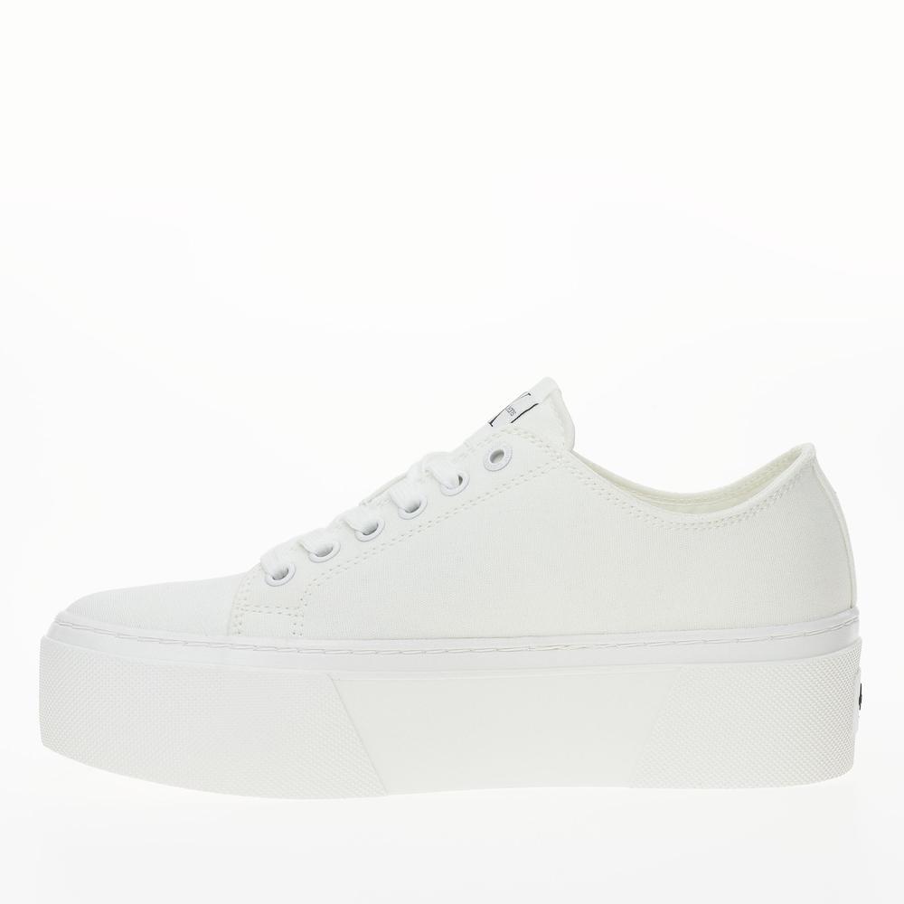 Boty Calvin Klein Vulc Flatform+ Cupsole Low YW0YW01033-01T - bílé