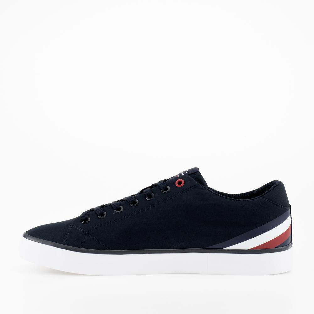 Boty Tommy Hilfiger HI Vulc Core Low Stripes FM0FM04735-DW5 - tmavě modrě