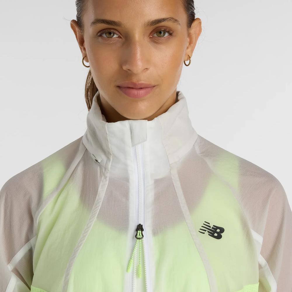 Dámská bunda New Balance WJ61J326AFG - bílé