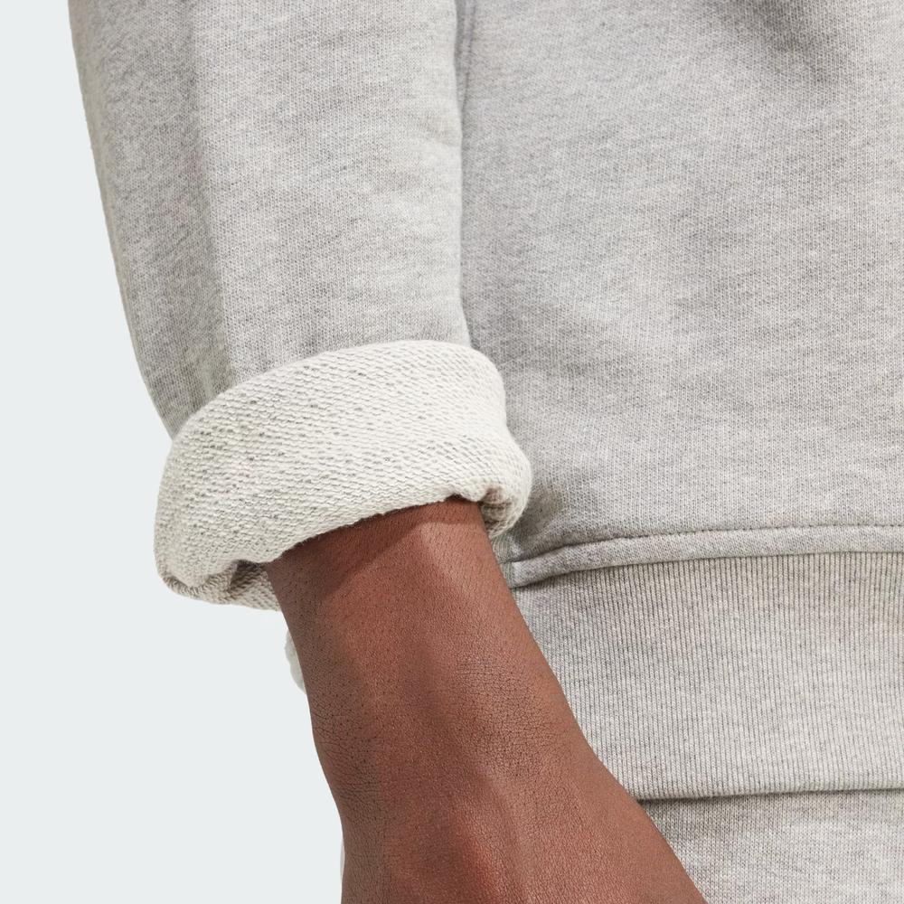 Mikina adidas Trefoil Essentials Crewneck IX7677 - šedivé