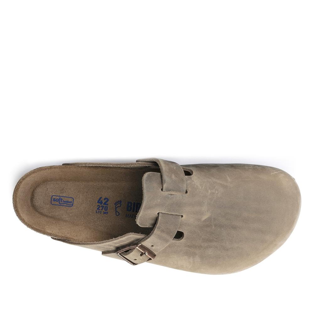 Žabky unisex Birkenstock Boston 1018147 - hnědé