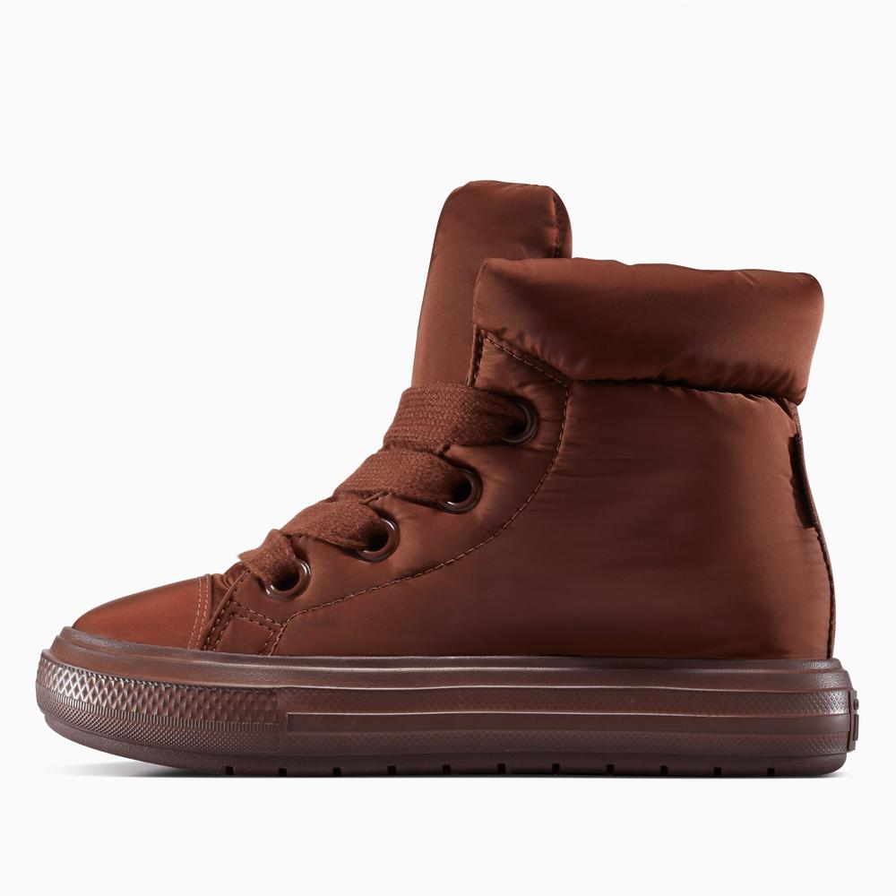 Dámské boty Converse Chuck Taylor All Star Elements Boot A12940C - hnědé