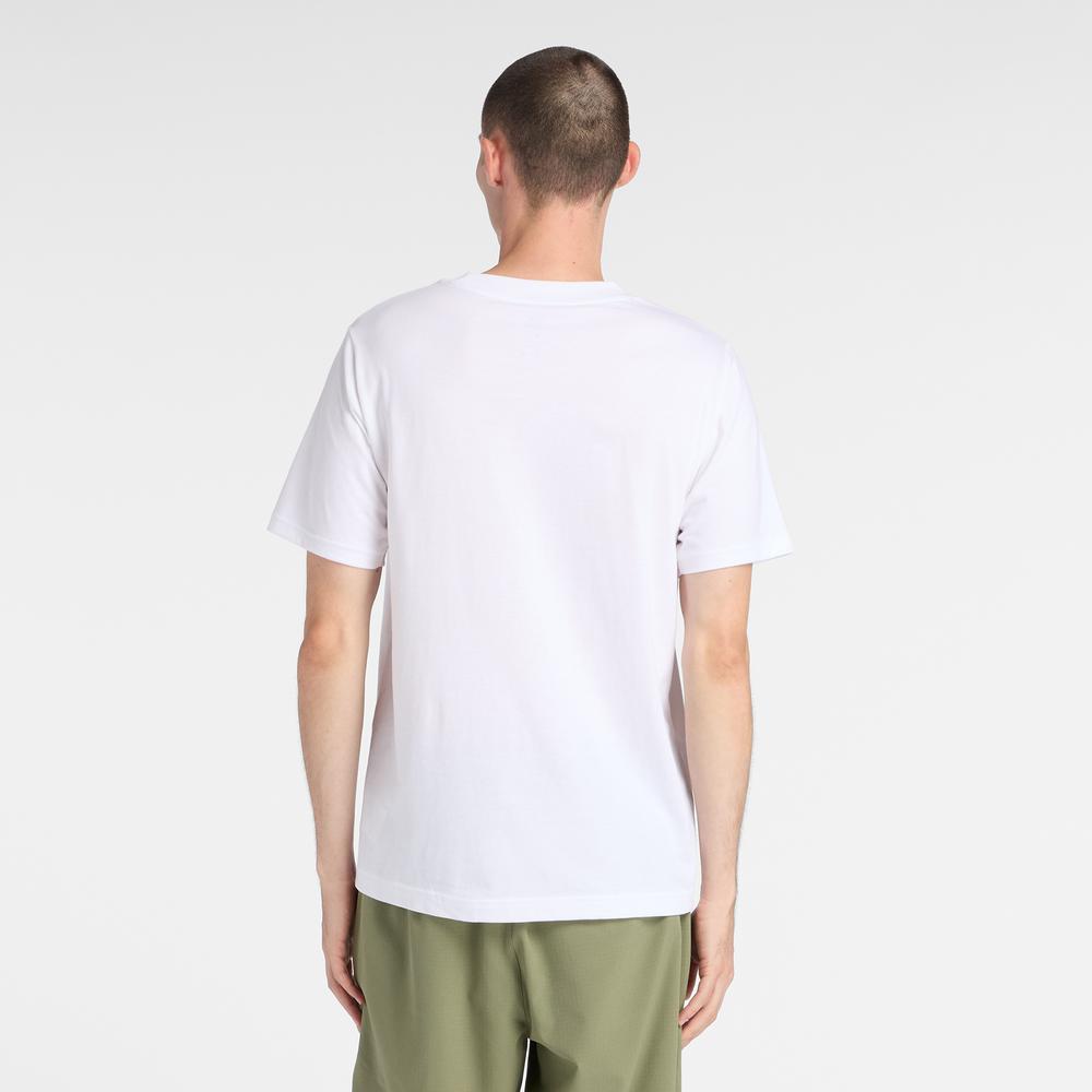 Pánské tričko New Balance MT61H0Z3WT - bílé