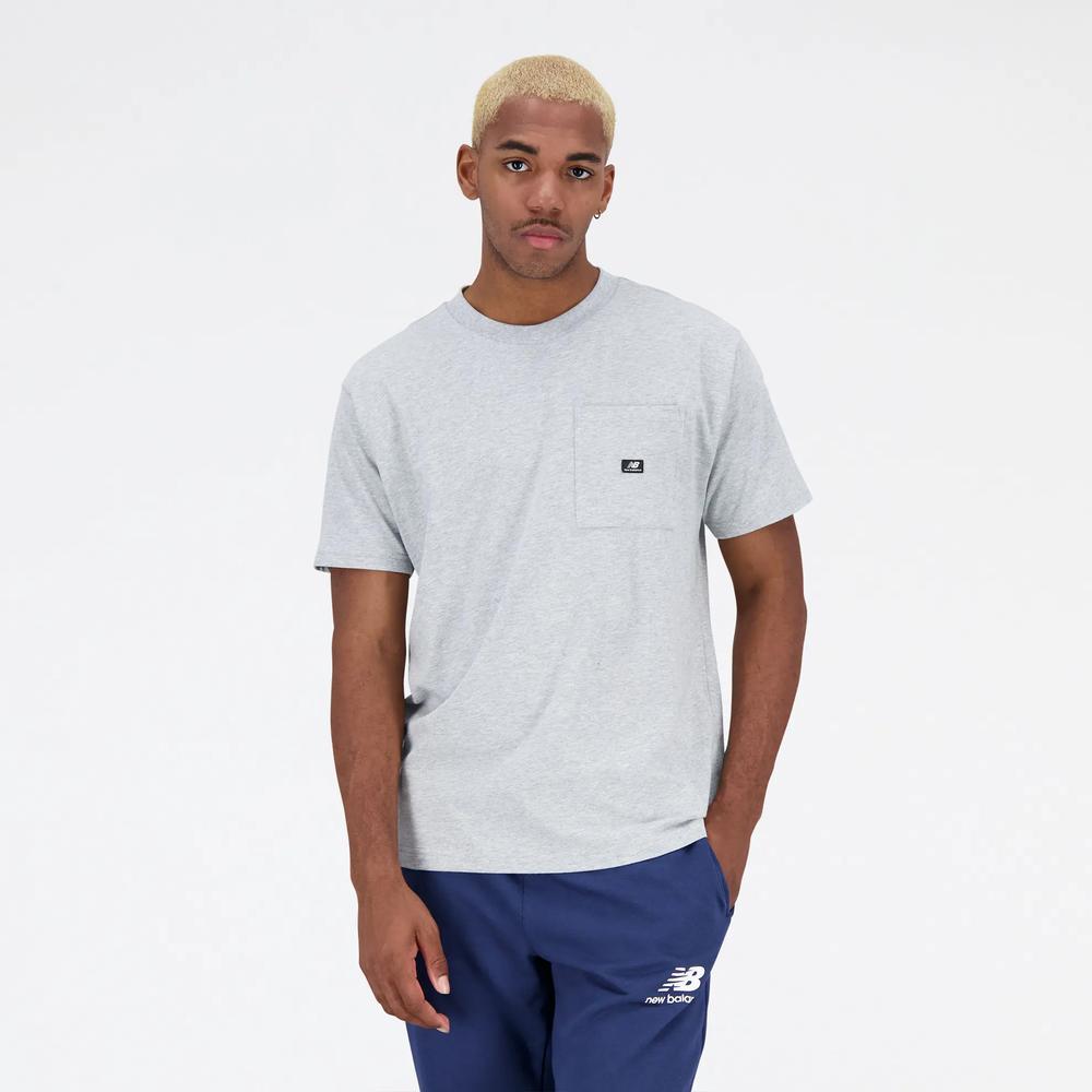 Pánské tričko New Balance MT31542AG – šedé