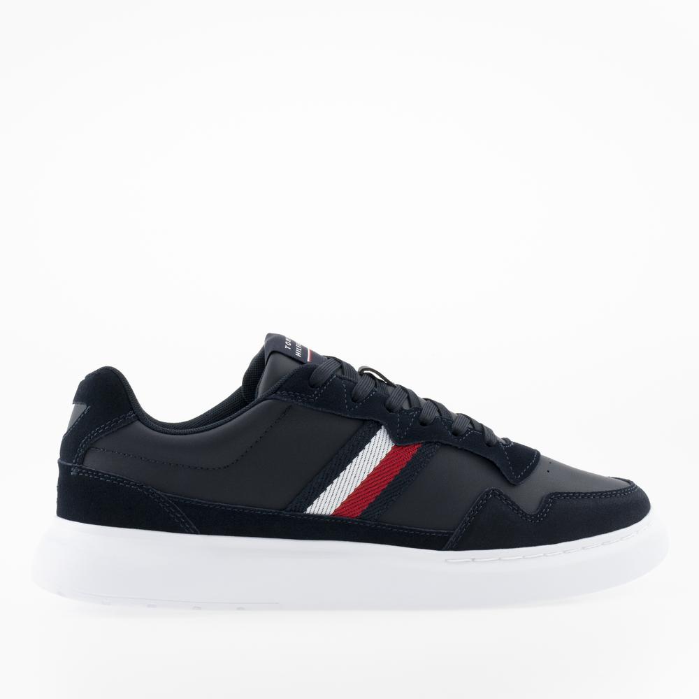 Boty Tommy Hilfiger Lightweight Leather FM0FM04427-DW5 - tmavě modrě