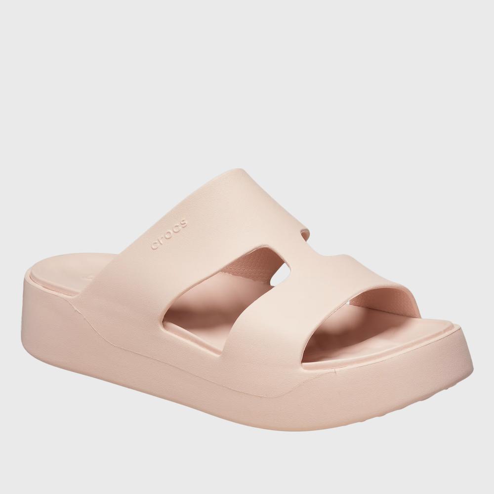 Žabky Crocs Getaway Platform H-Strap 209409-6UR - růžové