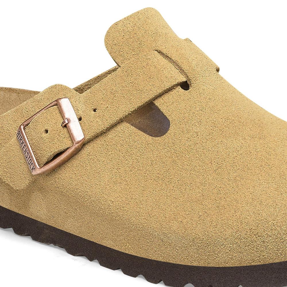 Žabky unisex Birkenstock Boston 1026181 - béžové