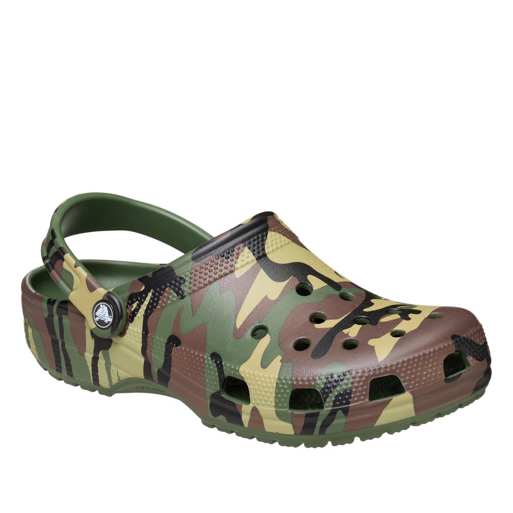 Unisex Žabky Crocs Classic Camouflage Clog 211936-3TC - různobarevné