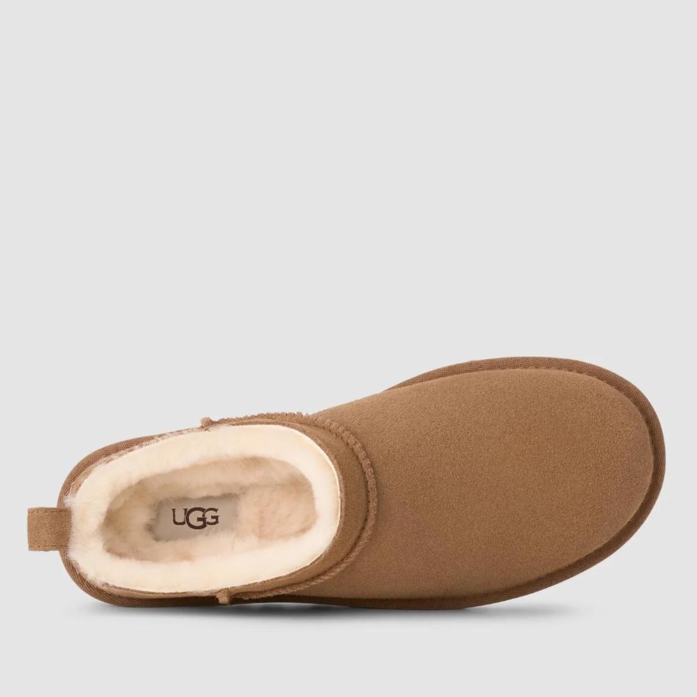 Boty dámské Ugg Classic Micro Boot 1173891-CHE - hnědé