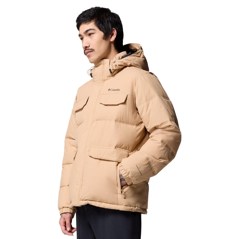 Pánská bunda Columbia Landroamer Hooded Puffer 2088081262 - béžové