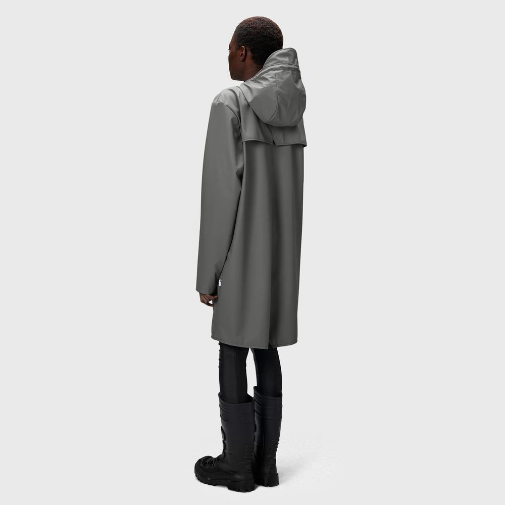 Bunda Rains Long Jacket 12020-13 - šedivé