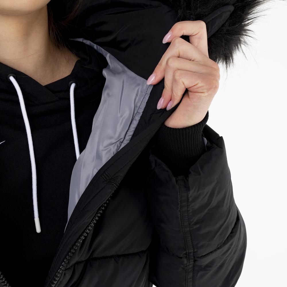 Bunda Alpha Industries Hooded Puffer Alpha 10800403 - černé