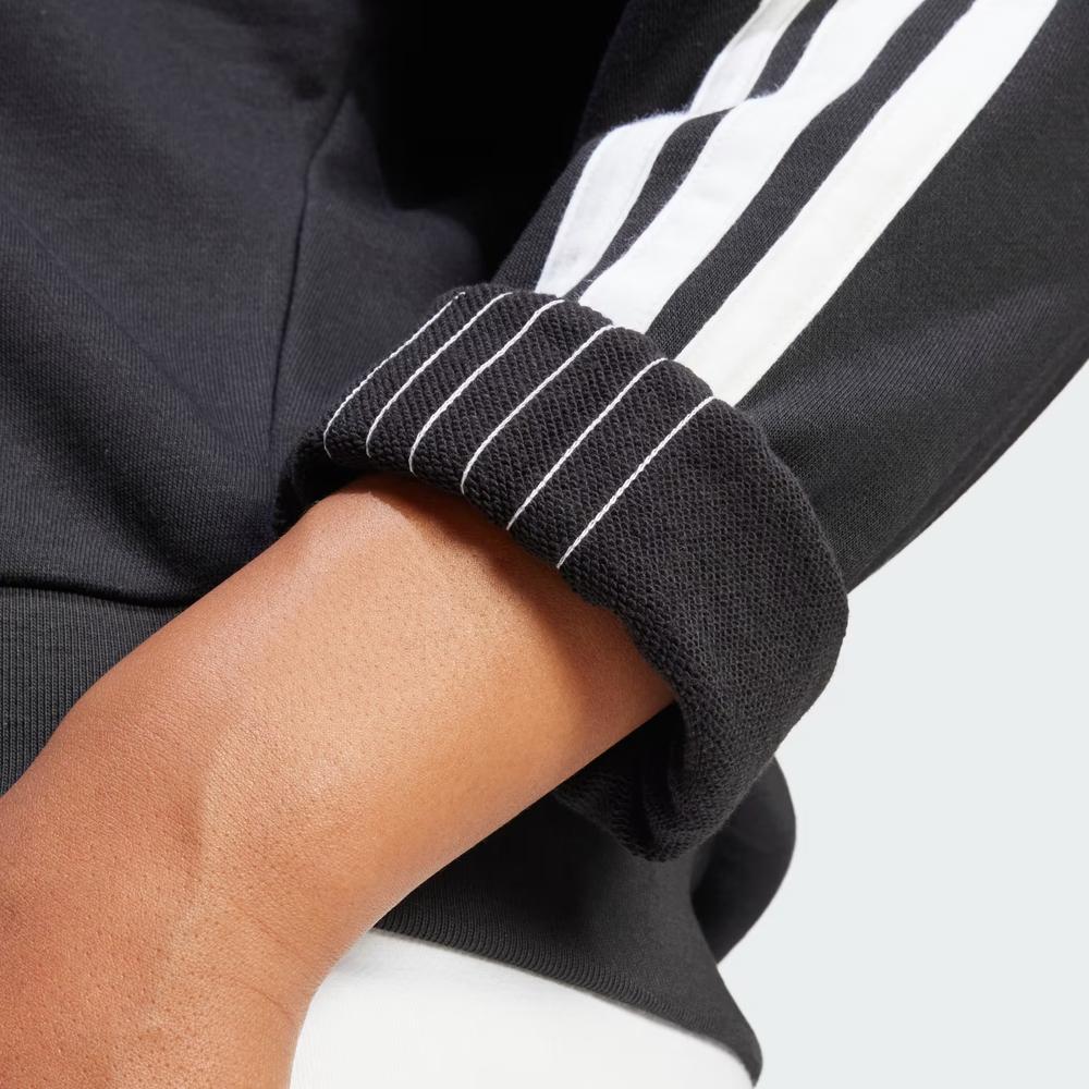 Dámská mikina adidas Sportswear Essentials 3-Stripes French Terry JE0016 - černé