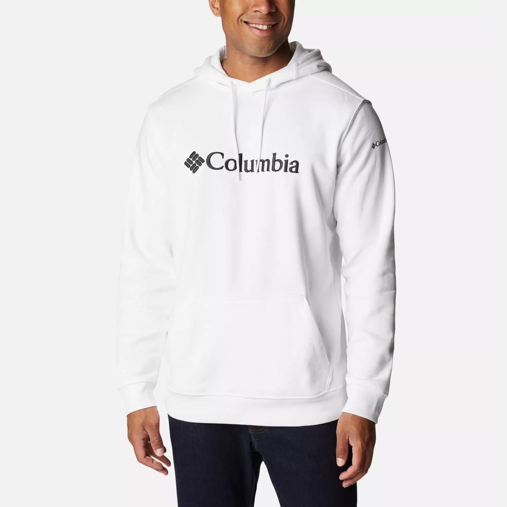 Sportovní mikina Columbia Csc Basic Logo II Hoodie 1681664106 - bílé