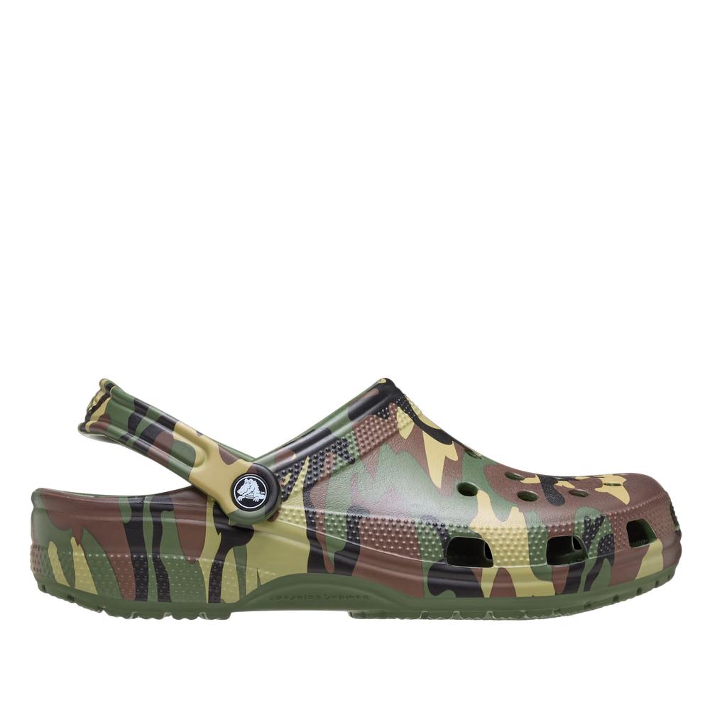 Unisex Žabky Crocs Classic Camouflage Clog 211936-3TC - různobarevné