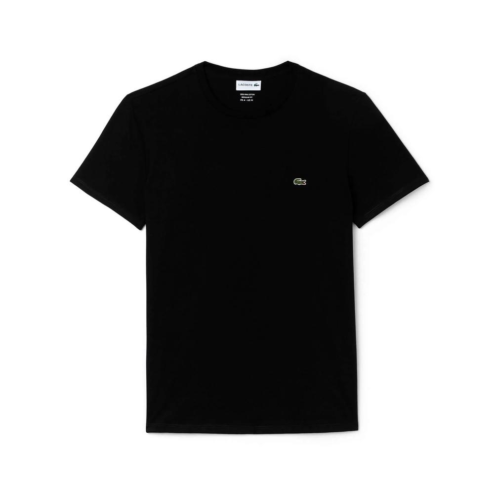 Tričko Lacoste Crew Neck Pime Cotton Jersey TH6709-031 - černé