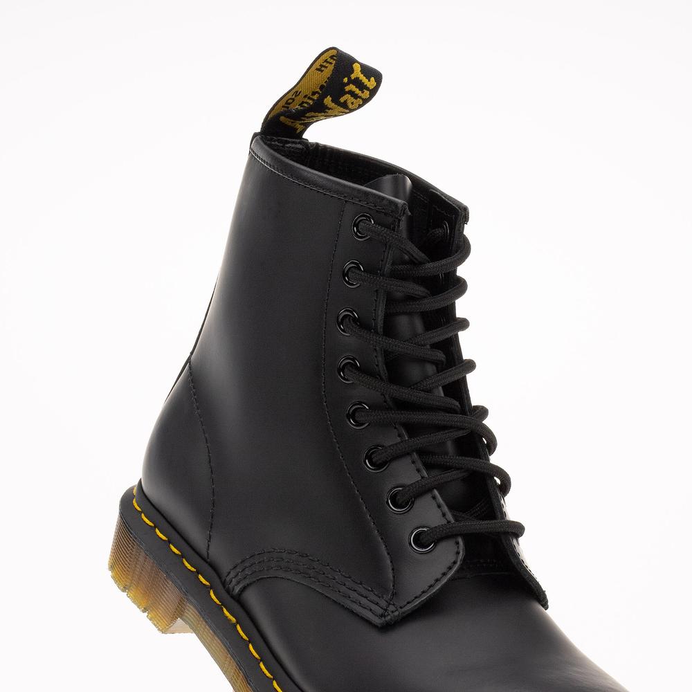 Boty Dr Martens 1460 Smooth Leather Lace Up 11822006 - černé