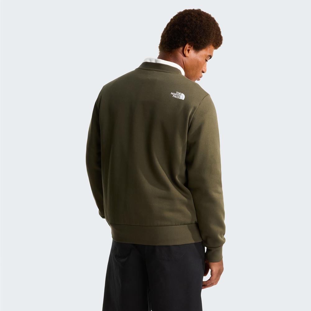 Mikina pánské The North Face Simple Dome Crew 0A89FB21L1 - zelené