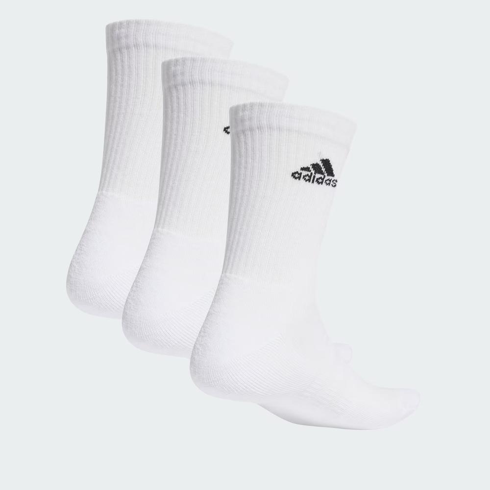 Ponožky unisex adidas Sportswear Cushioned Crew Socks 3 Pairs HT3446 - bílé