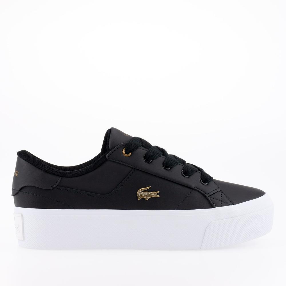 Boty Lacoste Ziane Platform Leather 745CFA0013-312 - černé