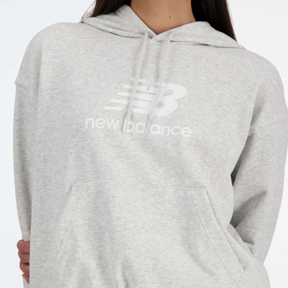 Mikina New Balance WT41504AHH - šedivé